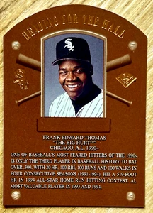 FRANK THOMAS 1995 Leaf HEADING FOR THE HALL Die-Cut Insert /5000 #1 WHITE SOX - Picture 1 of 2