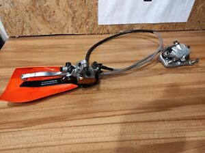 KTM 450 SX-F 2014 14 Front Brake System master cylinder with line calipe, guard