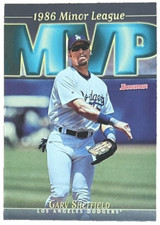 1998 Bowman Minor League MVP's #MVP10 Gary Sheffield Los Angeles Dodgers