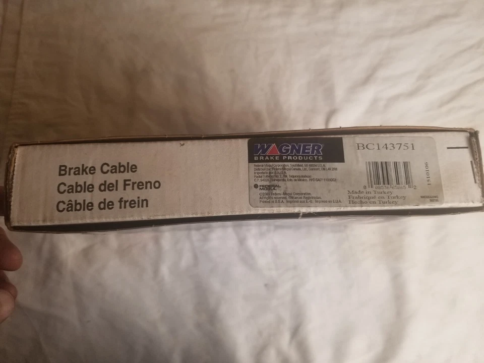 Cable freno trasero vintage Wagner BC143751 1998-05 Audi A6, Allroad Quattro Foto 1 de 4