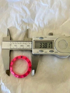 New Tag Heuer Formula 1 Midsize Pink Plastic Bezel WA1210 WA1213 33MM - Picture 1 of 3