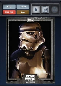 Star Wars Card Trader 2019 CTI GRAY Srormtrooper - Picture 1 of 2