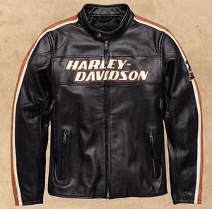 Harley Davidson Jacke / Lederjacke / Motorradjacke ''Torque CE'' - Imagen 1 de 7