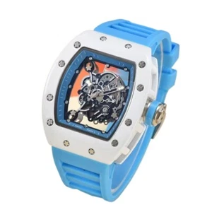 Richard Techmolo Quartz Boys Barrel-Shaped Hollow-Bottom Fashion Watch - Picture 1 of 29
