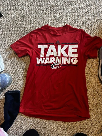 Adidas Carolina Hurricanes T Shirt Size Small Cover