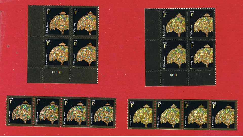 #3749-49A #3758-58A MNH S/A bloques de placas y tiras de 4 lámparas envío y devolución gratuitos Foto 1 de 1