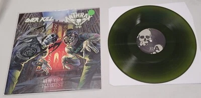 Anthrax Overkill ‎New York Hardest New Green Vinyl LP Record Thrash Metal - Image 1 of 2