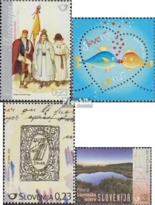 slovenia 701,702,707,712 (complete issue) unmounted mint / never hinged 2009 Cos