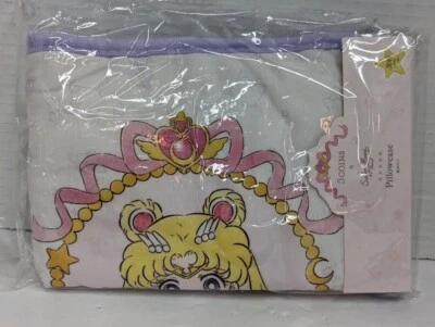 (1) 3 Coins Vintage Sailor Moon Standard Sz Pillow Case Japan Anime Cartoon NEW - Image 1 of 2