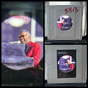 Vintage 1980s Ray Charles at Candlestick Park Original 35mm Color Slide - Picture 1 of 6