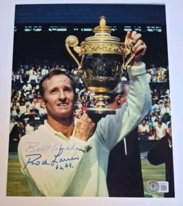 Rod Laver Autographed Signed 8x10 Beckett Coa #BC36427 - Picture 1 of 2