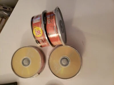 SONY DVD-RW 4.7 GB/Go 50 Pack 2x/1x 120m 50DMW47LS2 Rewriteable Discs NEW+ 2 25  - Image 1 of 4