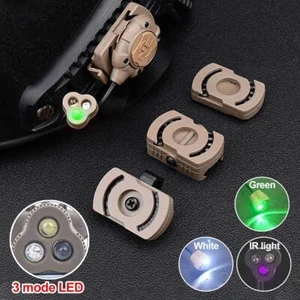 Tactical Helmet Flashlight Rail Light SWITCH MPLS IR Headlamp Signal Lights - Picture 1 of 21
