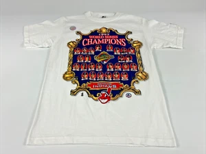 Camicia Vintage Cleveland Indians Giovanile Grande World Series Starter Errata Stampa Anni 90 - Foto 1 di 11