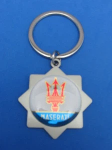 LLAVERO ESTRELLA LOGO MASERATI NÍQUEL SATINADO #126 - Imagen 1 de 1