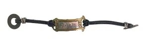 Handmade Mixed Metal and Leather Soul Bracelet Primitive Boho Festival Wear - Picture 1 of 4