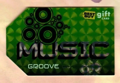 BEST BUY Music, Groove On ( 2005 ) Holographic Foil Gift Card ( $0 ) - Image 1 of 2