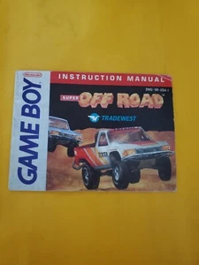Super Off Road Gameboy Game Manual Nintendo RARE Racing Manual Instructions - Picture 1 of 2