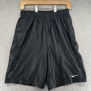 Nike Basketball Y2K Boys Large Shiny Shimmer Dazzle Baggy Shorts Pockets - Picture 1 of 8