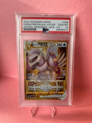 PSA 10 Origin Forme Palkia VSTAR 208/189 - Pokémon TCG Astral Radiance Full Art - Image 1 of 4