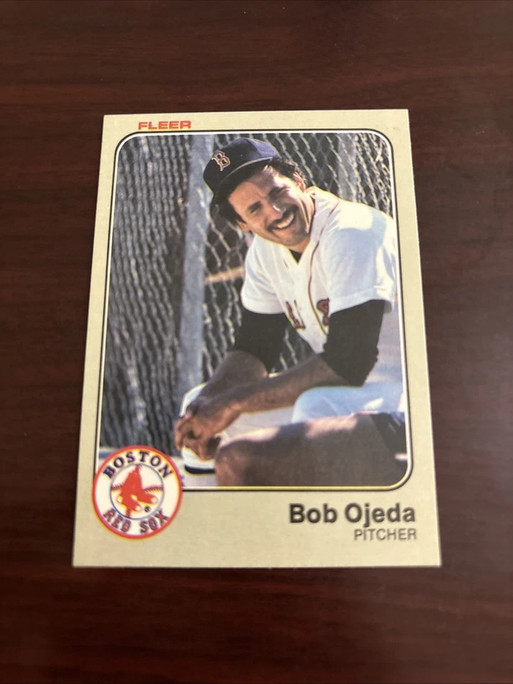 1983 Fleer Bob Ojeda #190 Boston Red Sox NM-MINT - Image 1 of 1