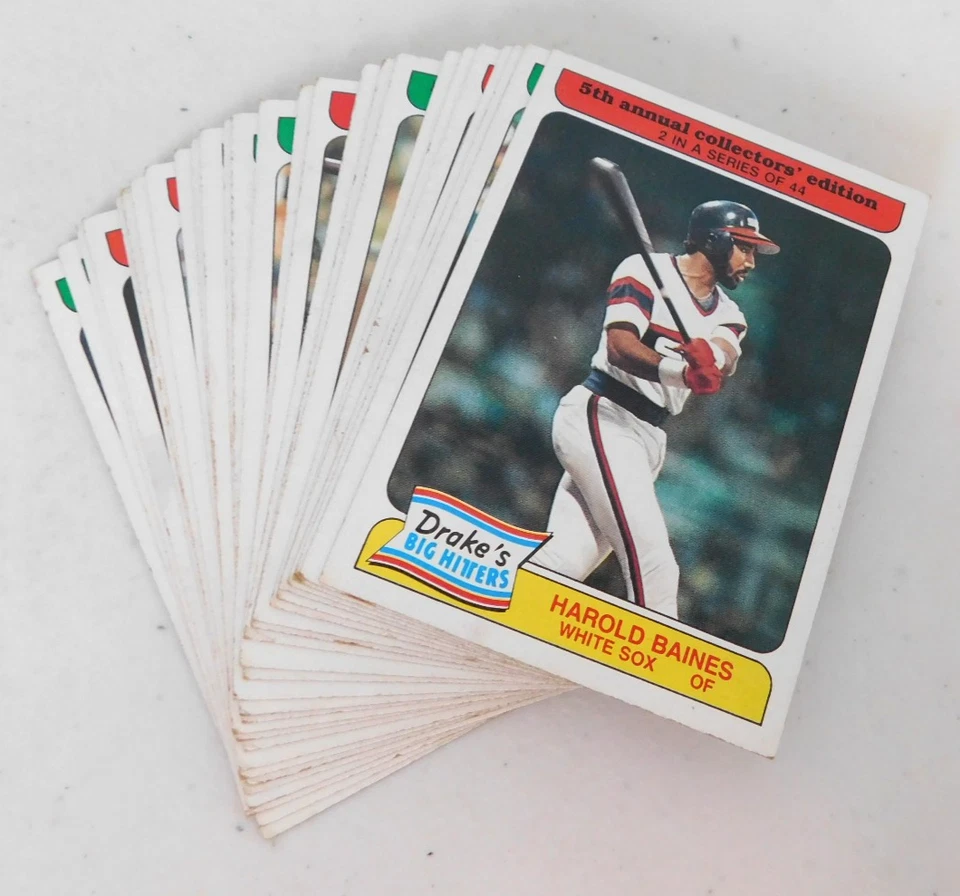 1985 DRAKE'S BIG HITTER'S YOU PICK CARD COMPLETE YOUR SET #2-44 (item#N12) - Image 1 of 1