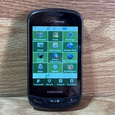 Teléfono celular Samsung Brightside SCH-U380 - negro metálico (Verizon) TF Foto 1 de 4