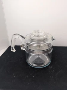 Pyrex 7754 Flameware 4 Tassen Kaffeemaschine komplett - Bild 1 von 10