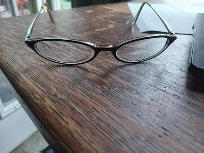 anne klein ak 8026 k5162 black eyeglasses, original from years ago - Image 1 of 4