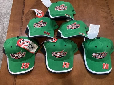 VINTAGE 2001 Bobby Labonte Interstate Green Pit Crew  HAT CAP NWT CHASE NASCAR - Image 1 of 4