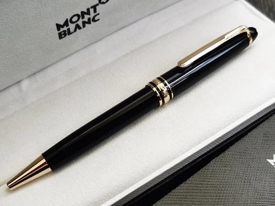 Bolígrafo Montblanc acabado dorado Meisterstuck Classique de lujo 164 Foto 1 de 4