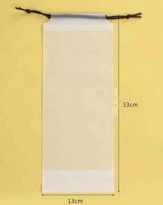 Matte Translucent Reusable Drawstring Portable Umbrella Storage Cover - Picture 1 of 5
