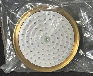 Newport Brass 2142/24S Single Function Round Satin Gold Shower Head - Picture 1 of 5