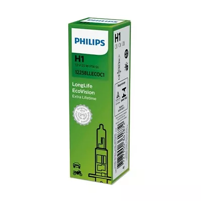Glühbirne für Beleuchtung Vorne Longlife Ecovision H1 Philips - Bild 1 von 2
