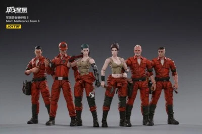 In Stock JOYTOY Battle for the Stars Mech Maitenance Team B Action Figures 1/18 - Image 1 of 4