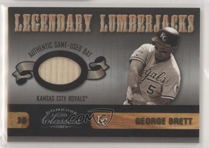 2003 Donruss Classics Legendary Lumberjacks /250 George Brett #LLJ-3 HOF