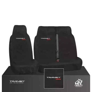 FUNDAS DE ASIENTO DELANTERAS BORDADAS FORD TRANSIT MK8 FURGONETA 2014-2020 RESISTENTE, DURADERAS - Imagen 1 de 2