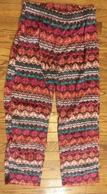 Pantalones para mujer Flirtiude de vellón geométricos S Jrs L pijama multicolor nuevos con etiquetas 807 Foto 1 de 3