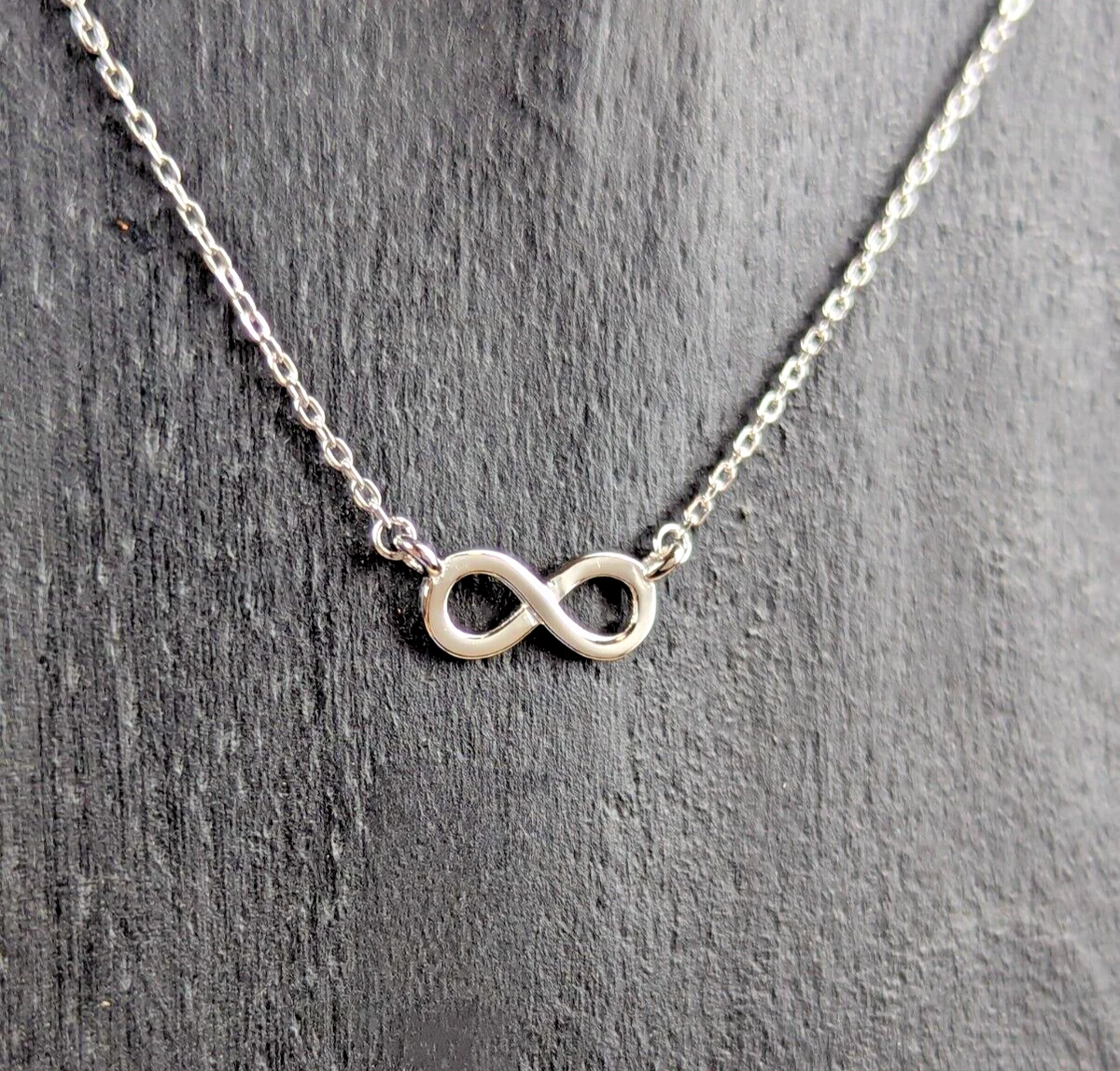 925er Sterlingsilber Unendlichkeits-Halskette Für Damen – Symbol Für Ewige Liebe, Perfekt Als Geschenk
