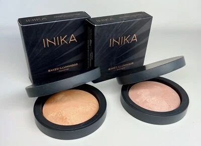 Iluminador mineral orgánico horneado INIKA gota de rocío y luz de estrella--¡HECHO EN ITALIA! Foto 1 de 4