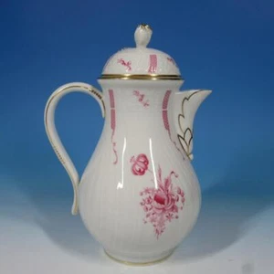Hutschenreuther Selb Germany - Dresden Sanssouci Magenta Flowers - Coffee Pot - Picture 1 of 5