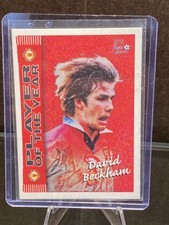Futera Manchester United 1997/98 Official Mega Rare Beckham Card Player of Year