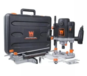 15-Amp Variable Speed Plunge Woodworking Router Kit with Carrying Case - Picture 1 of 10