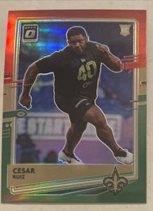 2020 Donruss Optic Cesar Ruiz Preview RC Red/Green - Picture 1 of 2