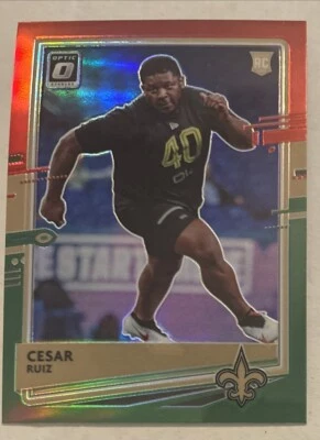 2020 Donruss Optic Cesar Ruiz Preview RC Red/Green - Image 1 of 2