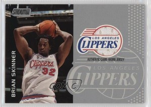 2000-01 Topps Stadium Club Game-Worn Jersey Brian Skinner #SC-LC7