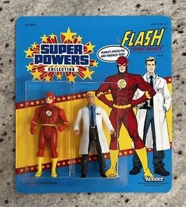 Custom Kenner Super Powers THE FLASH & BARRY ALLEN - Secret Identify series! - Picture 1 of 5