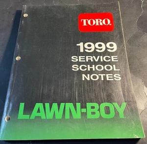 1999 LAWN BOY & TORO TRAINING SERVICE SCHOOL SERVICE MANUAL 150+ PAGES (722) - Picture 1 of 1