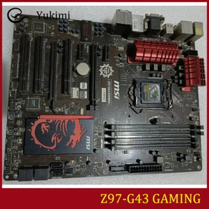 FOR MSI Z97-G43 GAMING HDMI DDR3*4 LGA1150 VGA DVI 32GB Motherboard Test OK - Picture 1 of 4