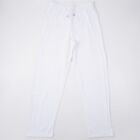 Kiton Napoli White Knit Cotton Sweatpants Eu 50/M (32-34) Lounge Pants NWT